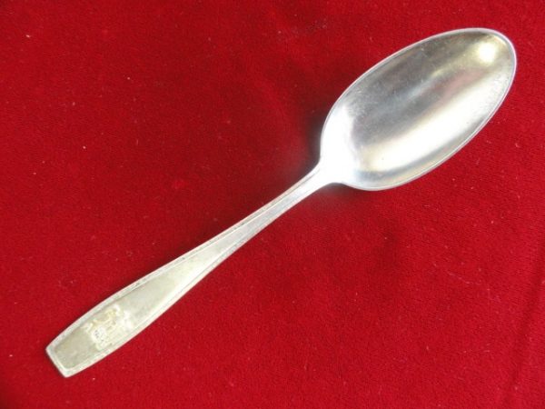 Adolf Hitler Formal Pattern Silver Flatware - Dinner Spoon (#28928C)